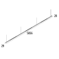 INFORM SQ P585-9 DOWN 83067 B-MMAT черный Delta Light подвесной светильник