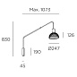 05-6415-DC-14 настенный светильник Leds C4 Contrast ø247mm