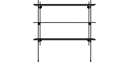 Rod shelf combination 14 Bolia книжный шкаф
