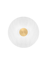 Clear Glass Brass Gold Metal LED 6Watt 220-240Volt 203Lm IP20 3000K D:30 W:8.5 cm