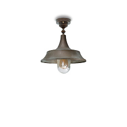 3126 Moretti Luce Atelier уличный потолочный светильник с металлическим плафоном купольной формы