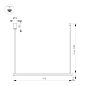 Линейный подвесной светильник Arlight SP-UMBRA-HANG-H-L900-15W — фото 1