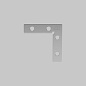 TRA034D-CL-42S Maytoni Accessories for tracks Exility Комплектующие для встраиваемой трековой системы Серебро — фото 1