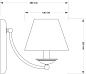 Бра Kutek N Lampshade N-K-1 — фото 1