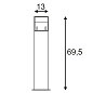 232125 SLV LOGS 70 светильник IP44 LED 6W, 3000К, антрацит