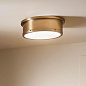 Serca 18" 3 Light Flush Mount Brushed Natural Brass потолочный светильник 52541BNB Kichler — фото 5