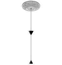 Moonbloom SE2562BINT, розетка Ø40 см, два конуса, 3000 K