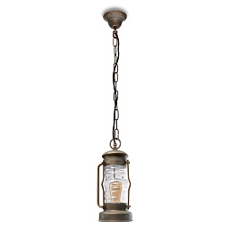 1746 Moretti Luce Cortez уличный потолочный светильник с подвесом и декоративной арматурой
