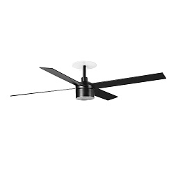 Встраиваемая люстра-вентилятор Faro Barcelona Rudder L Ø1320, 4 лопасти, DC-мотор, LED TEK, 3000 K