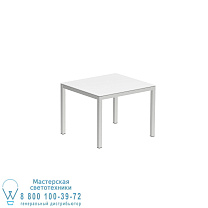 СТОЛ TABOELA 100X90CM SS С КЕРАМИЧЕСКОЙ СТОЛЕШНИЦЕЙ БЕЛЫЙ Royal Botania