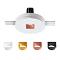 CA031AWHWFL Linea Light Gypsum Coloring Q1 8W 198 264V квадратный встраиваемый потолочный спот белый — фото 1