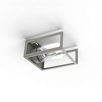 Hugy N° 1; Clear glass E27 42W; Silk grey