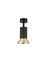 Oxide Gold & Black Aluminium LED MR16/GU10 1x10 Watt 100-240Volt IP20 Bulb Excluded D:9.5 H:19.5cm