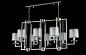 Люстра Crystal Lux NICOLAS SP8 L1000 NICKEL/WHITE — фото 2