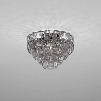 Потолочный светильник GIOGALI 50 CRYSTAL SMOKY GLOSSY CHROME E27 CE
