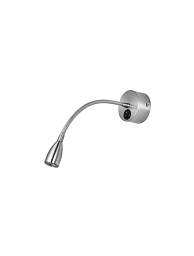 9701613 Nova Luce Flex настенный светильник с изогнутой штангой и узким направленным светом