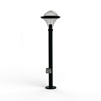 Dallas N° 8; Smoked polycarbonate E27 75W Plug; Slate grey
