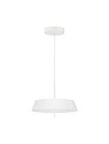 Triac Dimmable Matt White Steel, Aluminium & Acrylic LED 32Watt 220-240Volt 2066Lm IP20 3000K D:45 H:145 cm