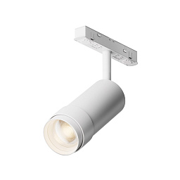 TR211-1-12W3K-Z-W Maytoni Focus трефазный светильник цилиндрический белого цвета для магнитной трековой системы 23mm