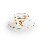 Seletti wears Toiletpaper Чашка для эспрессо из боросиликатного стекла с блюдцем Seletti PID429771