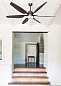 33466A Faro TILOS Brown ceiling fan люстра-вентилятор темно коричневый