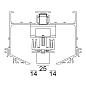 24419 8225 Delta Light PR SPLITLINE M52 - 2-светодиодный трековый светильник Ok — фото 1