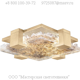 895440-32 Terra 16.75" Square Flush Mount встраиваемый светильник, Fine Art Lamps