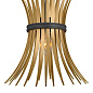 Baile 1 Light Mini Pendant Natural Brass and Black подвесной светильник 52460BK Kichler