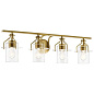Everett 24" 4 Light Vanity Light Natural Brass настенный светильник 55080NBR Kichler — фото 7