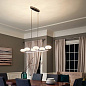 Pim 39" 6 Light Oval Chandelier with Satin Etched Cased Opal Glass Polished Nickel люстра 52224PN Kichler — фото 1