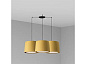 64314-45-3L SAMBA BLACK PENDANT LAMP YELLOW RIBBONED LAMPSHADE подвесной светильник Faro barcelona