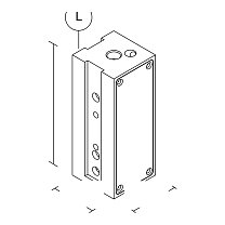 Airtek One AC303NLINT, угловое, чёрный матовый