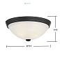 6-780-13-BK Savoy House Flush Mount — фото 4