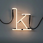 Комплект неоновых букв Seletti Neon Art K M R S T с трансформатором 01424 — фото 1