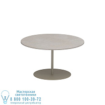 СТОЛИК BUTLER Ø75CM H40CM ПЕСОК-КЕРАМИЧЕСКИЙ CEMENTO LUMINOSO Royal Botania