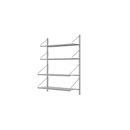 секционный стеллаж стальной 108.4×80