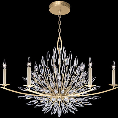 883240-1 Lily Buds 48" Oblong Chandelier люстра, Fine Art Lamps