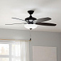 52" Renew Select Fan Satin Black люстра-вентилятор 330161SBK Kichler — фото 3