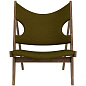 71058-002365 Audo Copenhagen Knitting Lounge Chair , Walnut / Sahco Baru 0950 — фото 1