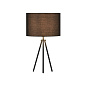155540 SLV FENDA Table stand II E27 TL black настольная лампа — фото 1