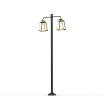 Lampiok 1 N° 8; Clear glass E27 52W; Tinted lacquered brass