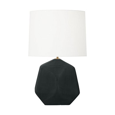 Настольная лампа Visual Comfort Tallulah, чёрная керамика HT1121RBC1