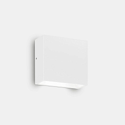 114293 Ideal lux Tetris уличный настенный светильник белый матовый корпус прямоугольной формы