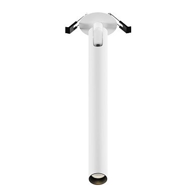 встраиваемый потолочный спот белый направленного света