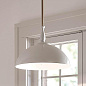 Fira 1 Light Pendant White and Natural Brass подвесной светильник 52476WH Kichler — фото 5