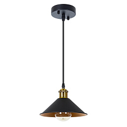 A7037SP-1BK Arte Lamp CAPPELLO подвесной светильник с купольным металлическим плафоном чёрного цвета