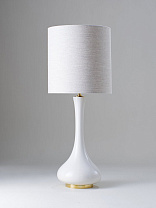 Stone shown with 13 Top Hat in Natural Linen with Cream Card lining