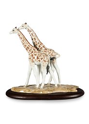 Фарфоровая скульптура пары жирафов Giraffes Lladro 01009389