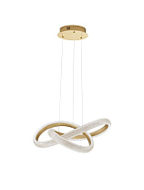 Traic Dimmable Brass Gold Aluminiun & Acrylic LED 41.5 Watt 220-240 Volt 3600Lm 3000K IP20 D: 52.5 H: 120 cm