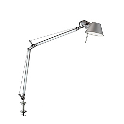 A0054W00 + A004100 Artemide Tolomeo лампа на прищепке с шарнирной стойкой и металлическим абажуром